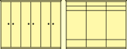 Biomöbel Schrank 6-türig