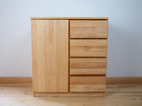 Sideboard Carlos 1-türig 4 Schubkästen