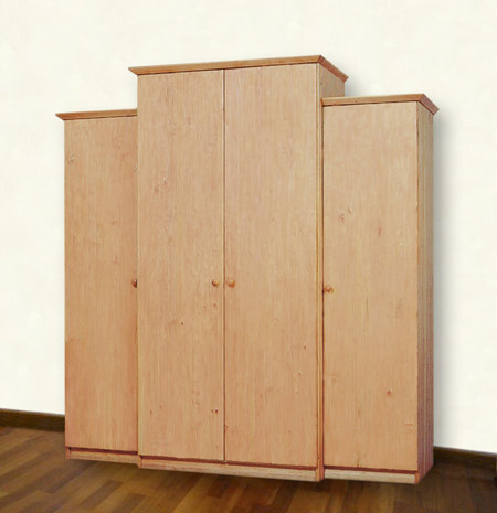 Schlafzimmerschrank SIENA aus Bio-Erle